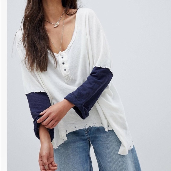 Free People Star Henley Thermal Top - Picture 3 of 8